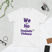 Short-Sleeve Unisex T-Shirt - We Say No (White)