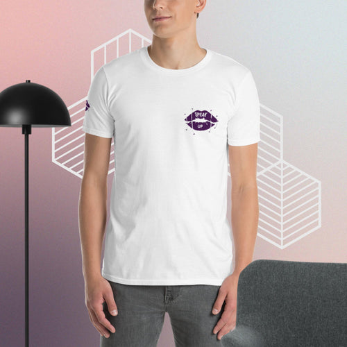 Speak Up Unisex T-Shirt - multiple placement print