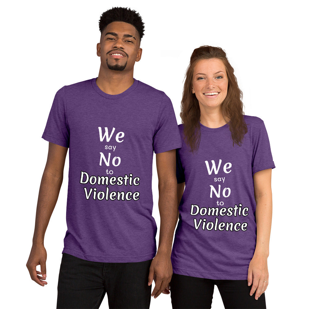 Short sleeve t-shirt - We Say No (Purple)