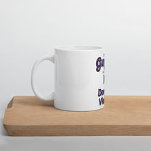 White glossy mug