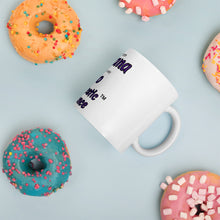 White glossy mug