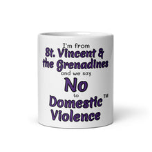 White glossy mug