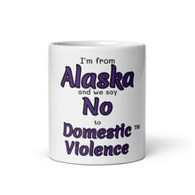White glossy mug - Alaska