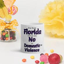 White glossy mug - Florida
