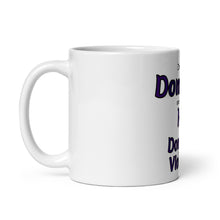 White glossy mug