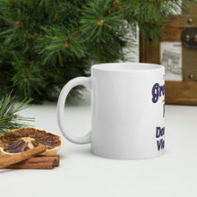 White glossy mug