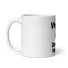 White glossy mug - Virginia