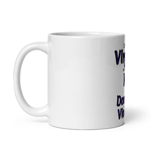 White glossy mug - Virginia