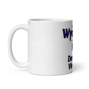 White glossy mug - Wyoming