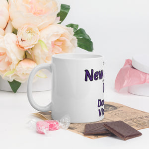 White glossy mug - New Jersey