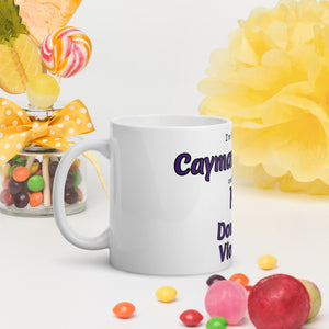 White glossy mug - Cayman Islands