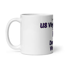 White glossy mug - US Virgin Islands