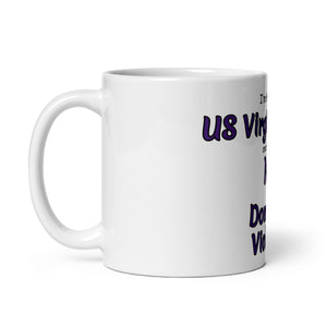 White glossy mug - US Virgin Islands