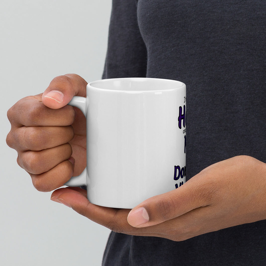 White glossy mug - Haiti
