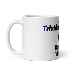 White glossy mug - Trinidad & Tobago