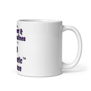 White glossy mug