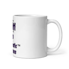 White glossy mug
