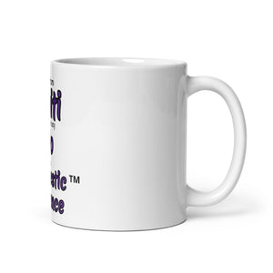 White glossy mug