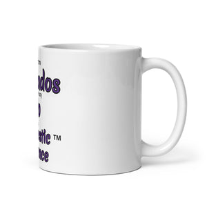 White glossy mug