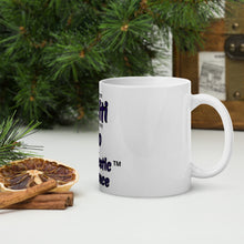 White glossy mug