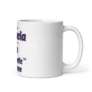 White glossy mug