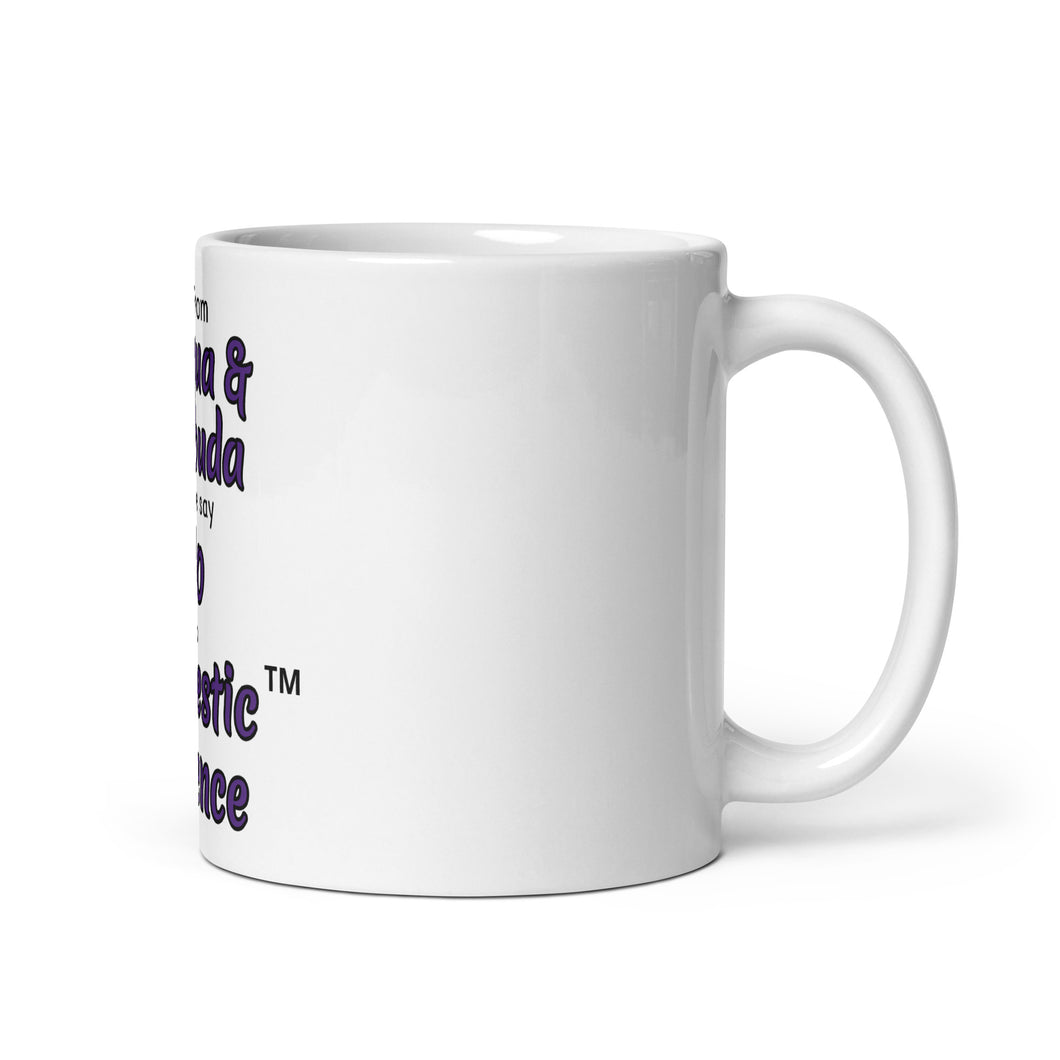 White glossy mug - Antigua & Barbuda