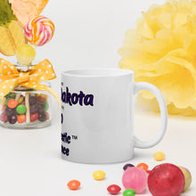 White glossy mug - South Dakota