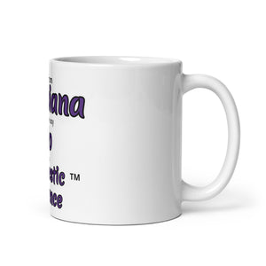 White glossy mug - Louisiana