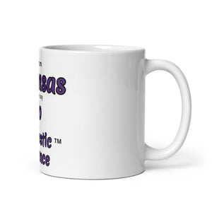 White glossy mug - Arkansas