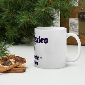 White glossy mug - New Mexico