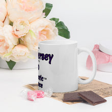 White glossy mug - New Jersey
