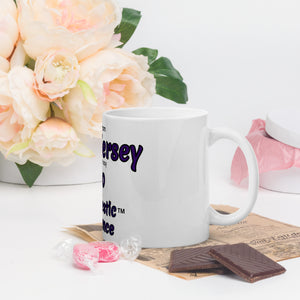 White glossy mug - New Jersey