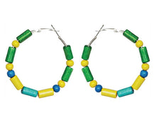 Brazil Heritage Hoop Earrings