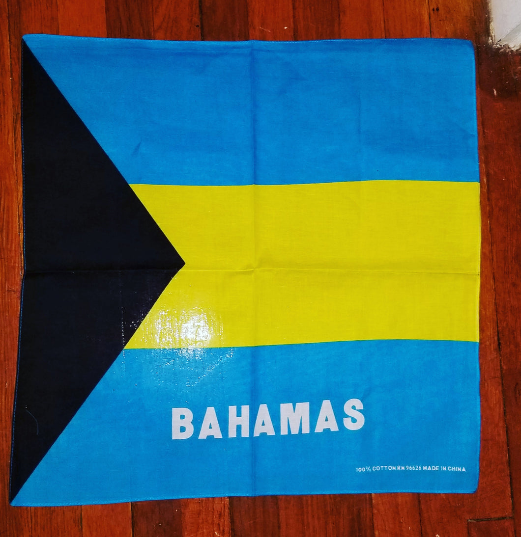Bahamas Bandana Flag