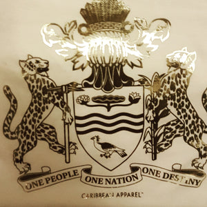 Guyana Coat of Arms Gold