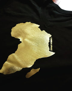 AFRICA GOLD foil tshirt