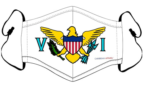 VIRGIN ISLANDS Cloth Mask - Reusable