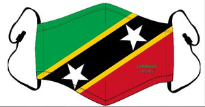 St. Kitts and Nevis Cloth Mask - Reusable