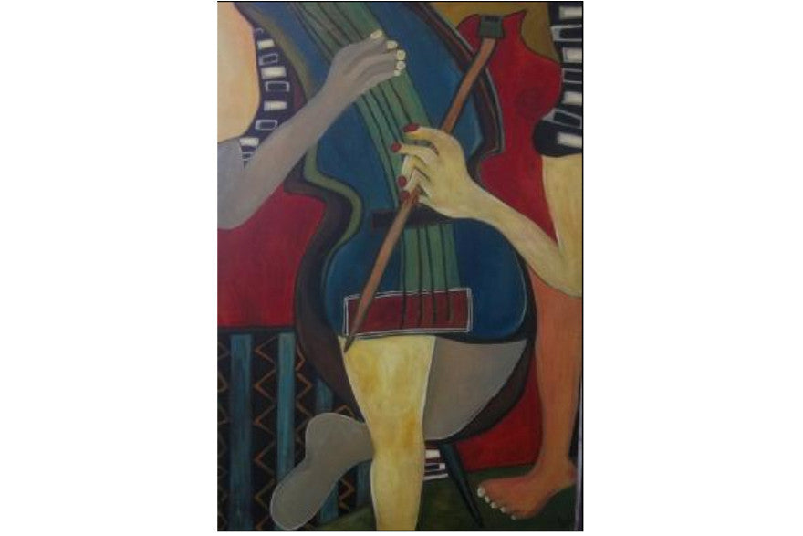 Shall We Dance #5 by Colette Bresilla (painting)